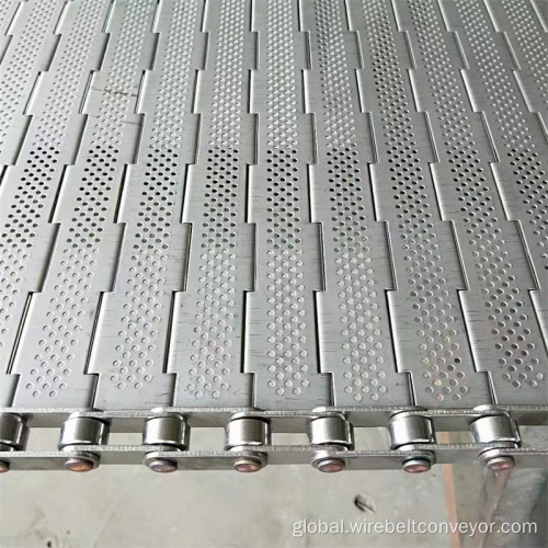High Resistance Perforated Mesh Conveyor Belt Chain Plate Belt for Drying Washing Hot Treatment Manufactory